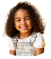 Toddler with healthy smile