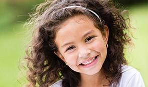 Smiling young girl